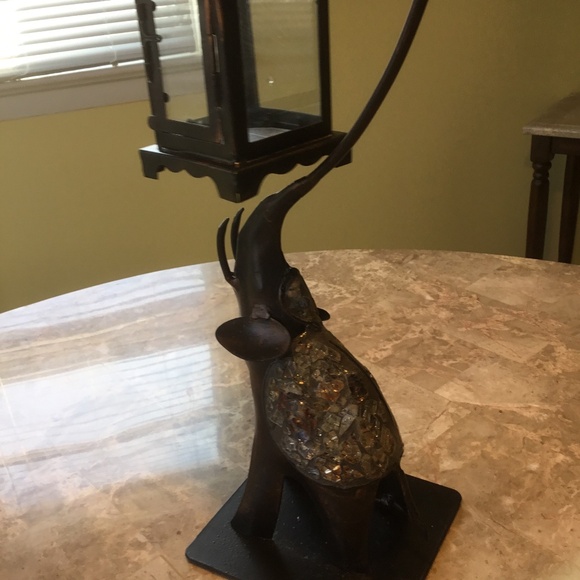 Pier 1 Imports Metal Elephant Tea-light Lantern - Picture 7 of 13